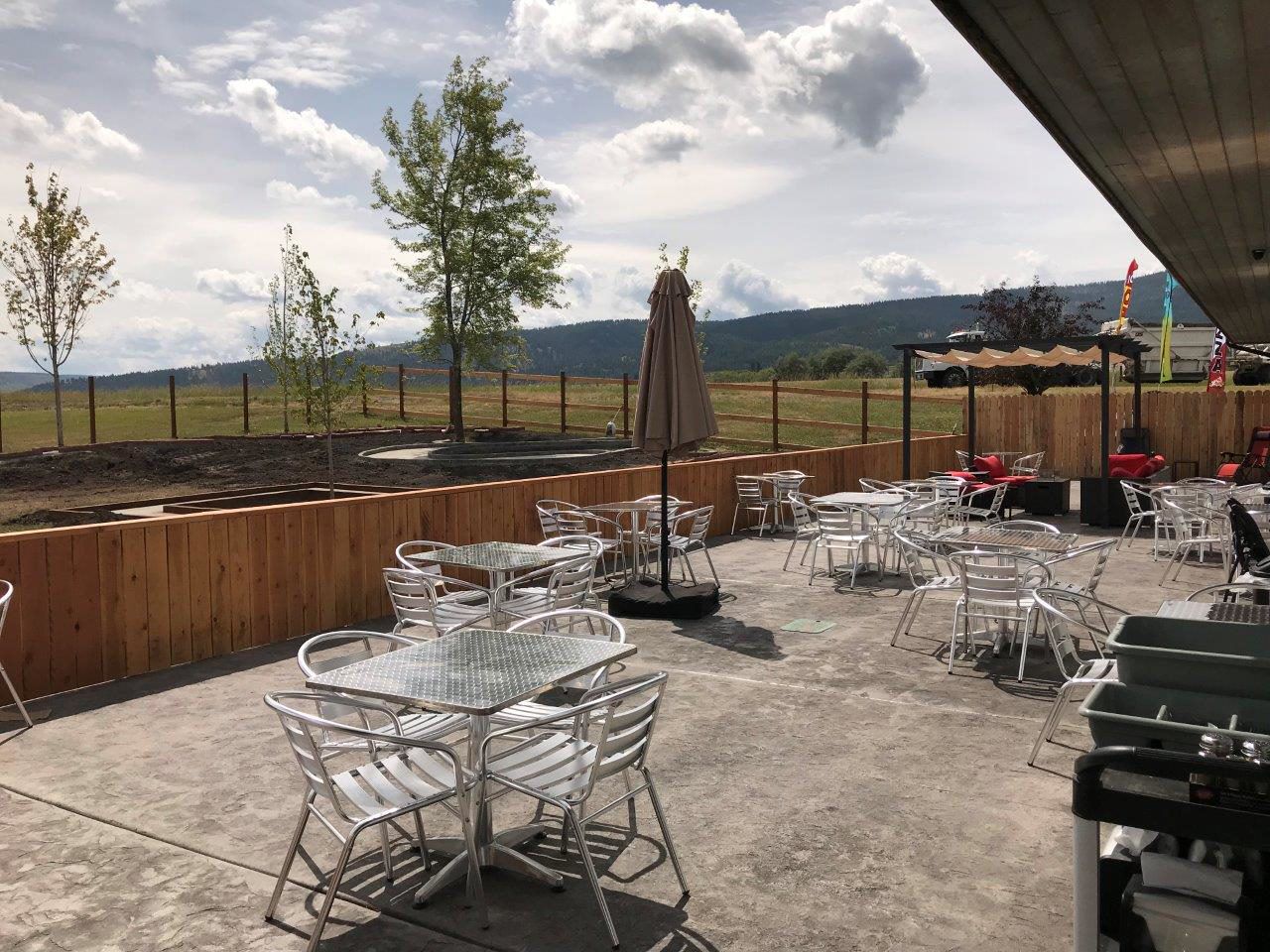 Jungle Gym's outdoor dining area
